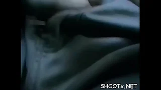 On the back burner boy fucks his girlfriend whilst she chokes and screams