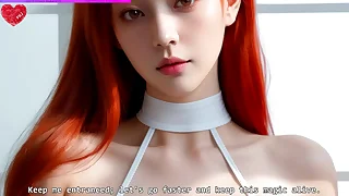 Redhead GF Get Fucked Anent The Restaurant Via The Encounter POV - Stuffed Hyper-Realistic Anime porn Joi, With Automobile Sounds, AI [PROMO VIDEO]