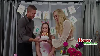 My 18th Bday Nearly Creepy Family- Laney Grey, Brandi Exalt
